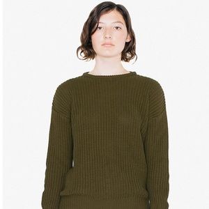 🥑♻️American Apparel Fisherman Sweater 🥒🍏